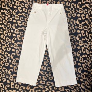 SPANX wide leg cropped pants